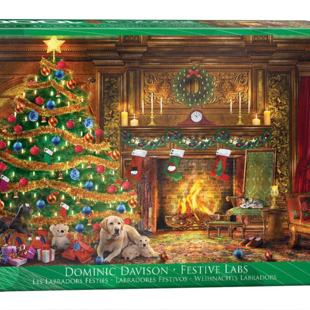 Eurographics Christmas puzzle 1000 pieces 
Festive Labs NIB